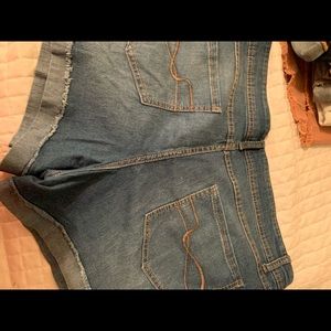 Denim shorts. Great condition! No visible flaws